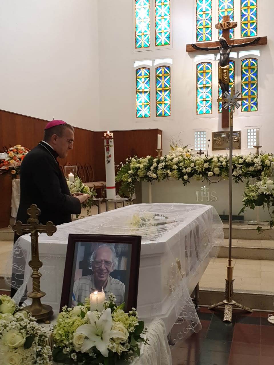 Adolf Heuken &amp; Nuncio Apostolik Piero Pioppo (Foto Ant Haryanto)